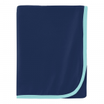 KK Swaddle Blanket Flag Blue with Summer Sky