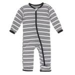Toddler Coveral w/zip India Pure Stripe